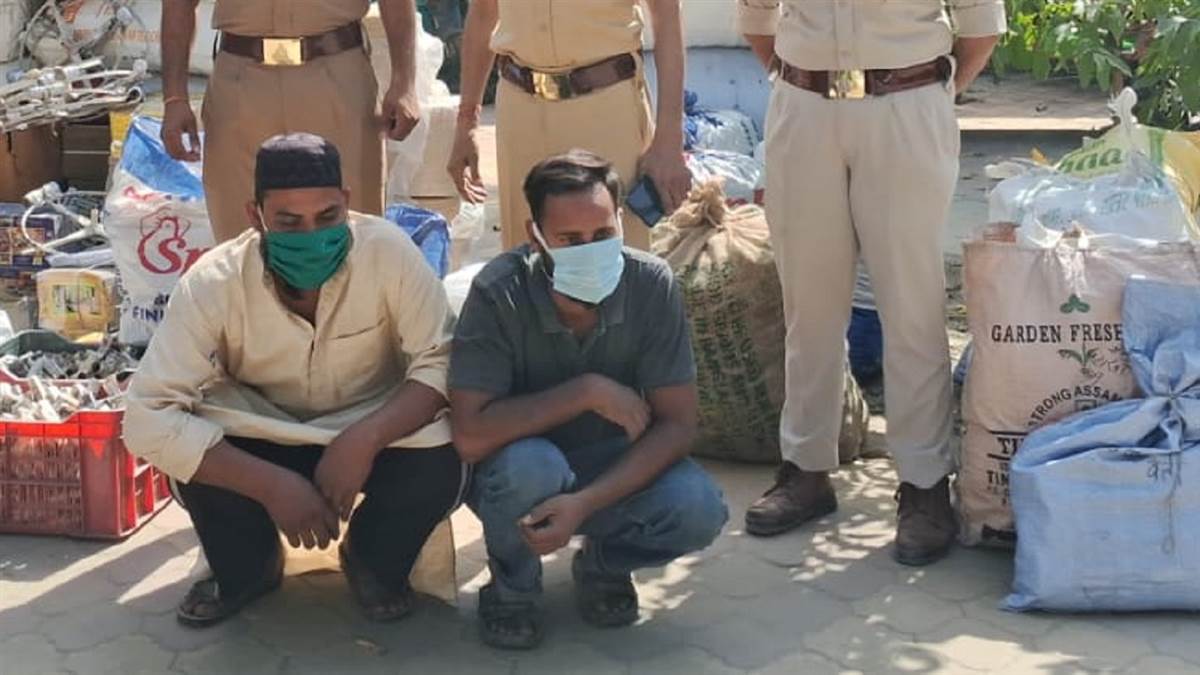 illegal firecracker factory busted in saharanpur two arrested with explosives