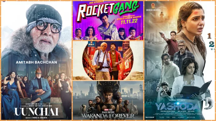 Friday Movie Releases In Cinemas Uunchai Yashoda Thai Massage Rocket Gang. Photo- Instagram