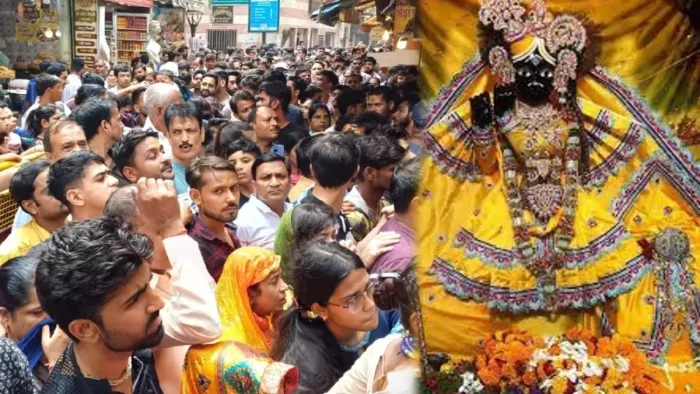Banke Bihari Mandir: बांके बिहारी मंदिर की जगह बदलने की मांग ने बढ़ाई बेचैनी।