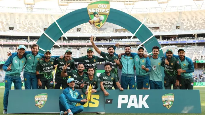 पाकिस्तान ने ऑस्ट्रेलिया को हराकर जीती वनडे सीरीज। फोटो-PCB