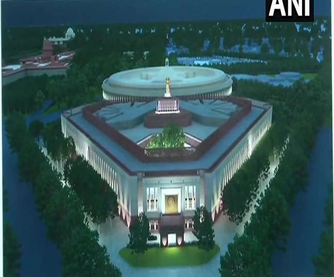 संसद की नई इमारत के शिलान्यास के साथ निर्माण कार्य भी शुरू हो गया।