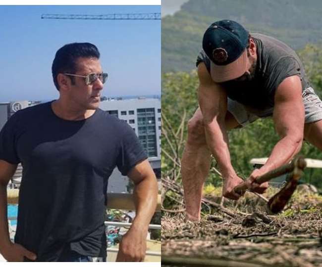 salman khan latest farming photo goes viral on social media see fans reaction here