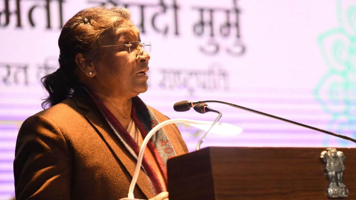Draupadi Murmu : राष्ट्रपति ने भावी कर्णधारों को दिया सफलता का मूल ...
