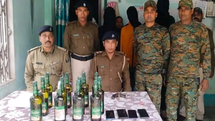 शराब मामले में चारों आरोपी पुलिस की हिरासत में (जागरण)