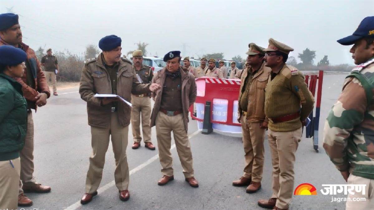 ncr palwal police on alert as farmers plan to march to delhi