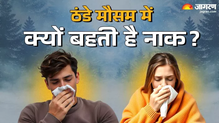 ठंडे मौसम में क्यों बहती है नाक?