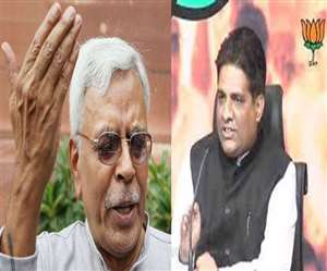 राजद नेता शिवानंद तिवारी और बीजेपी के बिहार प्रभारी भूपेंद्र यादव की तस्&zwj;वीर ।