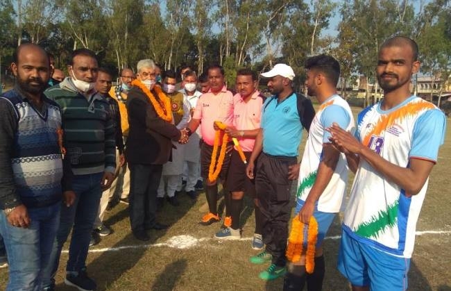 गोरखपुर विश्वविद्यालय ने पूर्वांचल एफसी क्लब को 1-0 से हराया