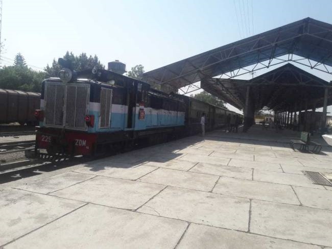 on the second day instead of jogindernagar only two trains ran till guler from pathankot