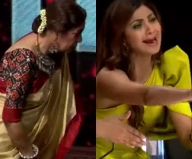 shilpa shetty gets scared from contestant performance. Photo Credit- SonyTv Official Instagram