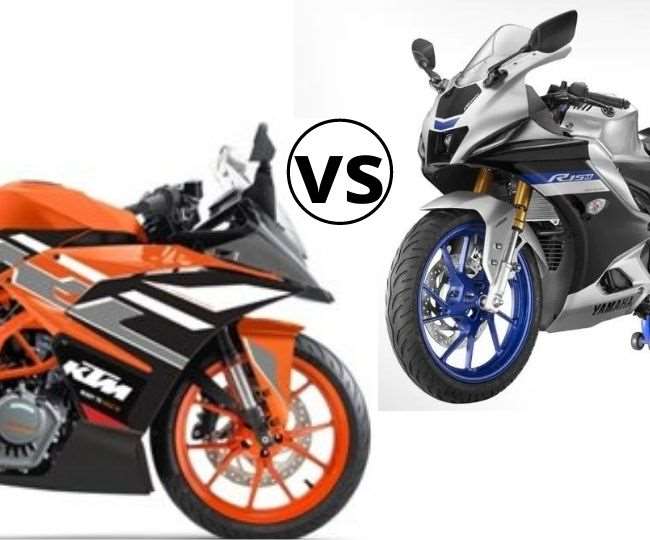 Yamaha YZF-R15 v4 vs KTM RC 200: दोंनों में कौन है ज्यादा दमदार, जानिए कीमत और फीचर्स