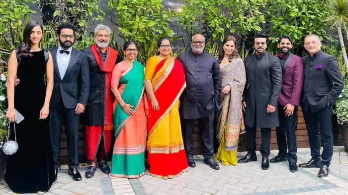 Red Carpet Look of Team RRR in Golden Globes Awards 2023