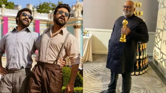 Golden Globe Award 2023 ram charan and jr ntr song natu natu from RRR win on international award. Photo Credit/Instagram