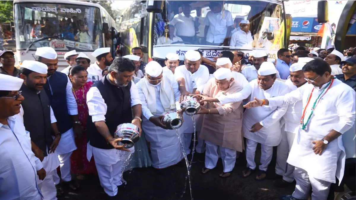 कर्नाटक विधानसभा चुनाव 2023: कांग्रेस ने शुरू की 'प्रजा ध्वनि यात्रा', 21 जिलों को किया जाएगा कवर
