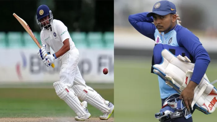 Prithvi Shaw triple hundred: असम के खिलाफ पृथ्वी ने जड़ा तिहरा शतक(डिजाइन फोटो)