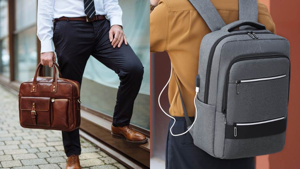 leather laptop bags for men: Best Leather Laptop Bags for Men in India:  Elevate your Style - The Economic Times