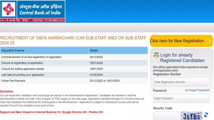 CBI Recruitment 2024 के लिए यहां से करें अप्लाई।