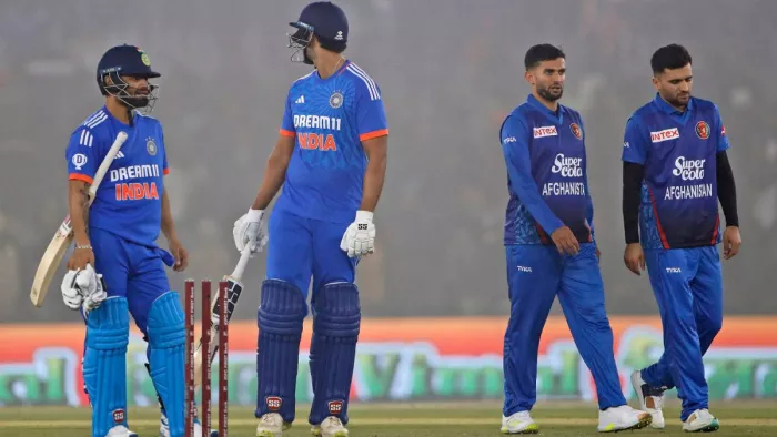 भारत ने अफगानिस्तान को 6 विकेट से हराया। फोटो- एपी