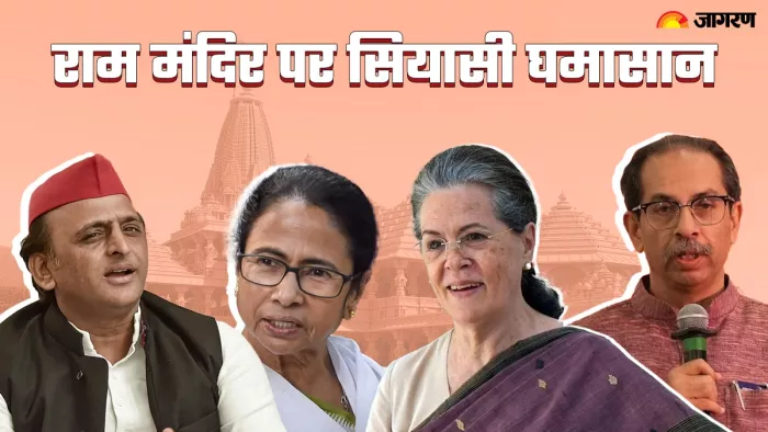 Ram Mandir News राम मंदिर कार्यक्रम को लेकर राजनीति तेज।
