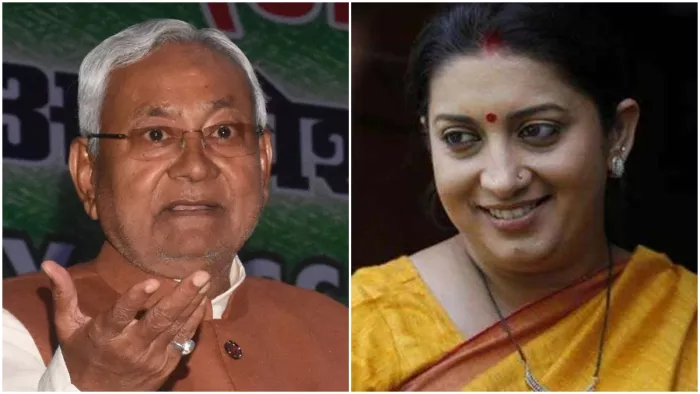 'स्मृति ईरानी से...', Nitish Kumar के मंत्री का बड़ा बयान; क्या BJP अब करेगी पलटवार?