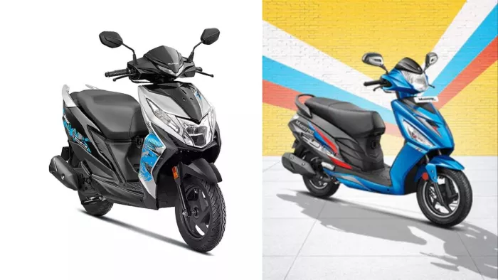comparison between Honda dio and hero maestro edge 110
