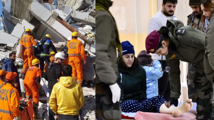 Turkiye Earthquake NDRF ने तुर्किये में बचाव अभियान तेज किया।