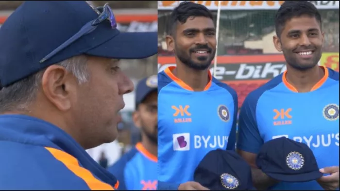 IND vs AUS 1st Test, Rahul Dravid Speech Suryakumar Yadav and KS Bharat Debut