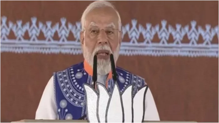 झाबुआ में कांग्रेस पर जमकर बरसे PM मोदी (Image: ANI)