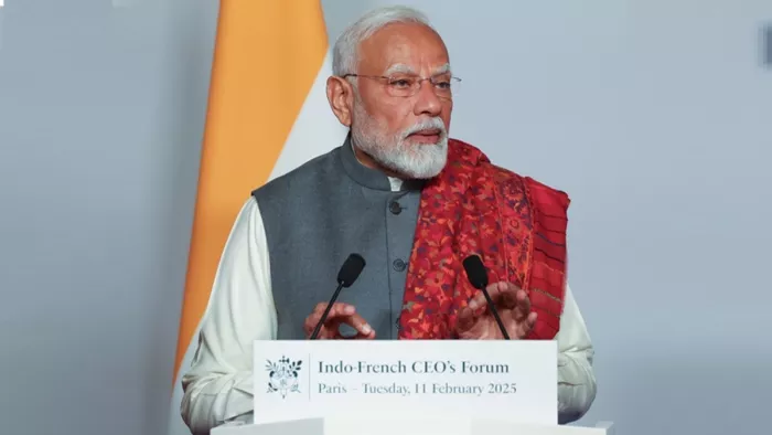 पीएम मोदी ने 14वें भारत-फ्रांस सीईओ फोरम को संबोधित किया (फोटो- पीटीआई)