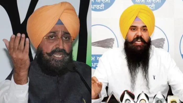 नेता प्रतिपक्ष प्रताप सिंह बाजवा पर आप सांसद मलविंदर सिंह कंग का पलटवार। फाइल फोटो