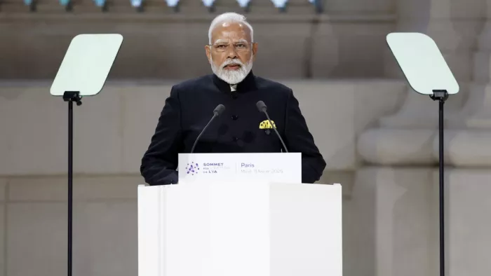 फ्रांस में पीएम मोदी ने AI समिट में लिया भाग (फाइल फोटो)