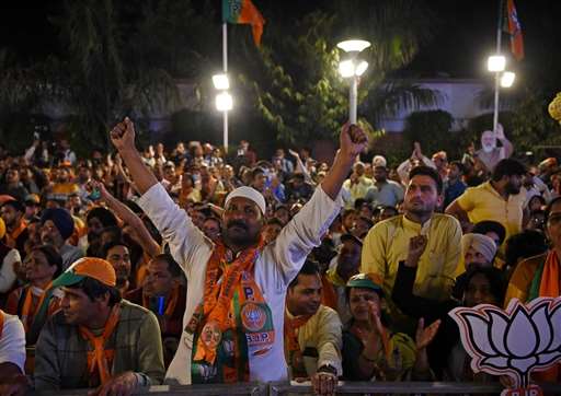 विधानसभा चुनावों में भारी जीत के साथ भाजपा ने खींच दी बड़ी लकीर। फाइल फोटो