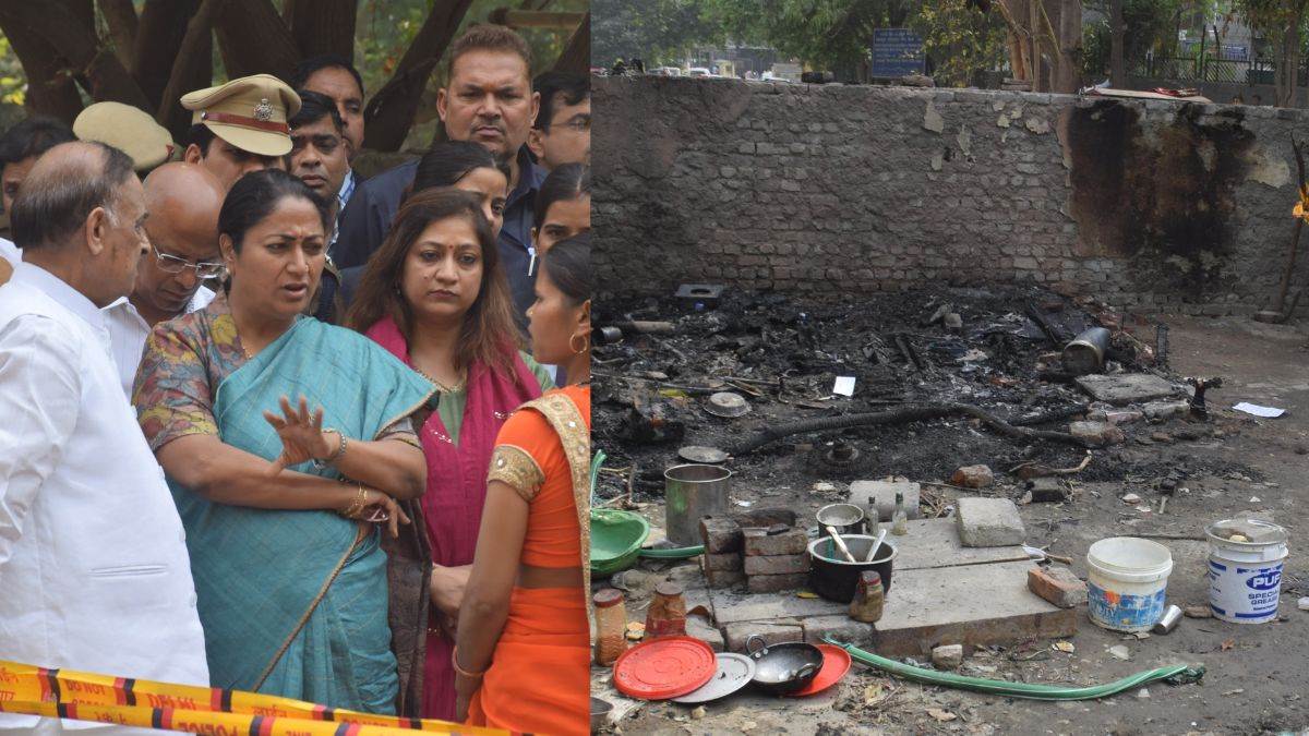 ncr delhi anand vihar fire delhi police in action after three people died in the fire first fir registered in the case