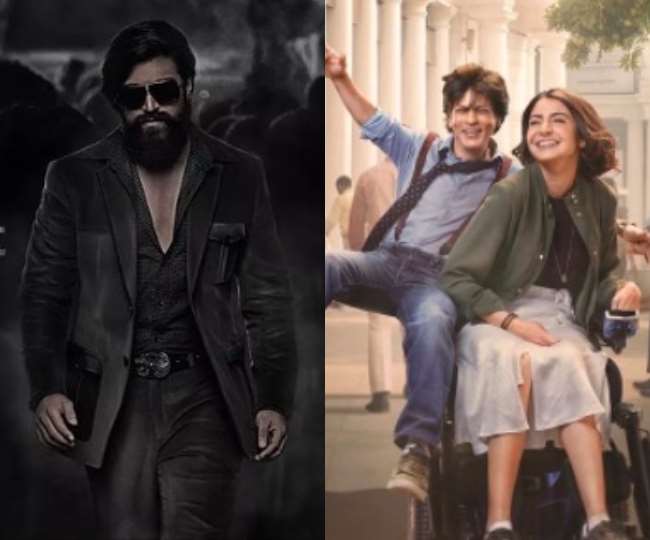 अभिनेता यश और फिल्म जीरो में शाह रुख खान, Instagram : thenameisyash/iamsrk