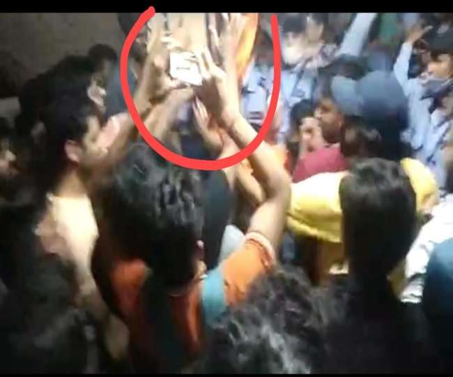 रामनवमी पर पूजा के विरोध से शुरु हुआ बवाल : जेएनयू। फोटो सौ. ABVP