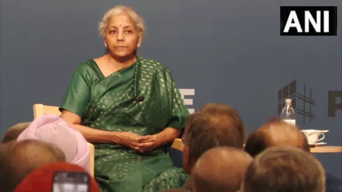 Nirmala Sitharaman: देश की नकारात्मक पश्चिमी धारणा पर बोलीं सीतारमण (फोटो एएनआइ)