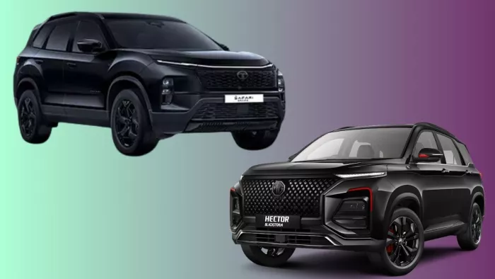 MG Hector Black Storm Vs Safari Dark Edition, कौन सी एसयूवी है बेहतर, जानें डिटेल।