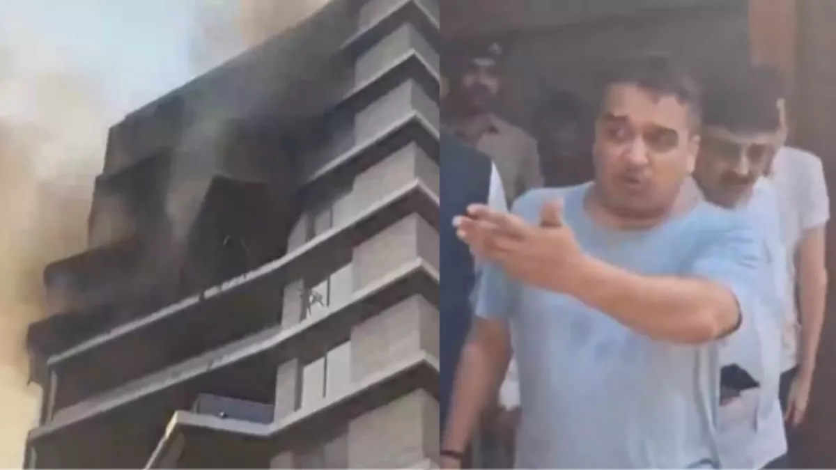 सूरत के पॉश इलाके में लगी भीषण आग, इमारत की छत पर फंसे थे 18 लोग; फायर ब्रिगेड ने इस तरह बचाई जान