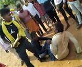 Garhwa Samachar, Jharkhand Crime News ग्रामीणों द्वारा पकड़े गए टीपीसी नक्सली।