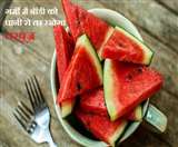 गर्मी में तरबूज, सेब और नारियल पानी बॉडी को हाइड्रेट रखेगा इसलिए इसका अधिक सेवन करें।