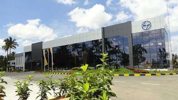 L&T shares fall over 5 pc till today business hours.