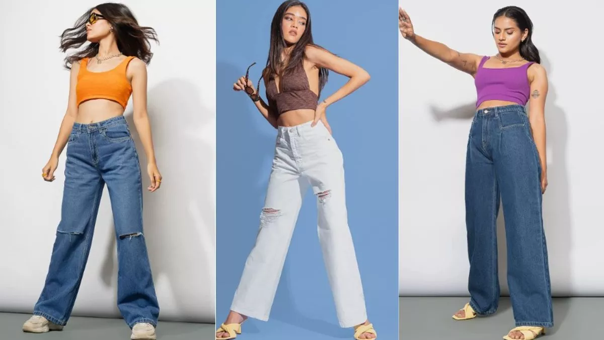 Wide Leg Jeans For Women: समर सीजन में कम्फर्ट का पूरा ख्याल रखती हैं ये जींस, स्टाइल में हैं मॉडर्न