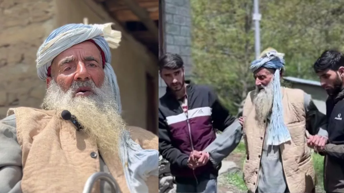 श्रीनगर में 120 साल का वोटर... खान बहादुर खान ने तीन दिन पहले घर बैठे दी वोट, कहा- 70 साल से कर रहा हूं मतदान