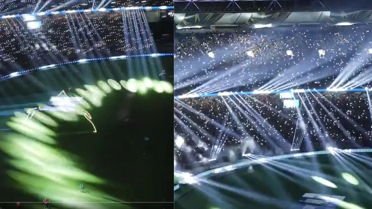 GT vs CSK: अद्भुत नजारा! 90 हजार से ज्‍यादा दर्शकों ने नरेंद्र मोदी स्‍टेडियम में जगमगाते लाइट शो का उठाया लुत्‍फ; देखें दिलकश Video