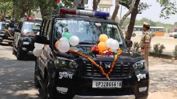 यूपी 112 की नई 14 गाड़ियां आ गईं मैदान में, कैमरे से लैंस हैं पांच।