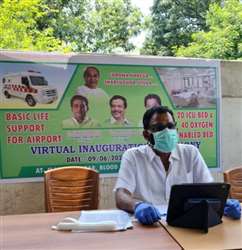 20 वेंटीलेटर युक्त आईसीयू का स्वास्थ्य मंत्री ने किया उद्घाटन