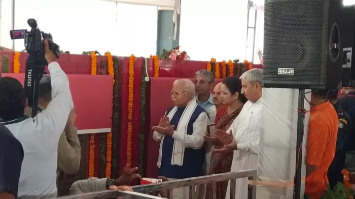 Sonipat: मुख्यमंत्री खट्टर ने गन्नौर में 26 सौ करोड़ के विकास कार्यों ...