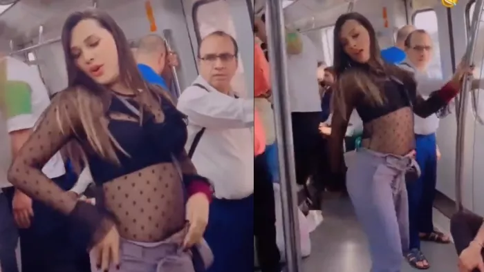 दिल्ली मेट्रो में डांस करती लड़की का VIDEO, बैकग्राउंड में देखें अकंल का गजब रिएक्शन; लोग कर रहे मजेदार कमेंट