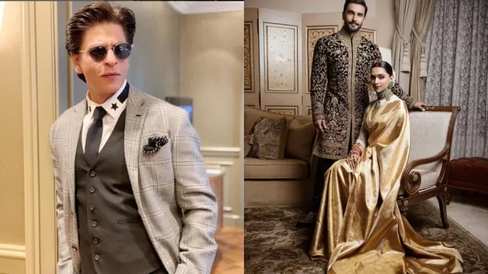File Photo of Shah Rukh Khan, Ranveer Singh and Deepika Padukone