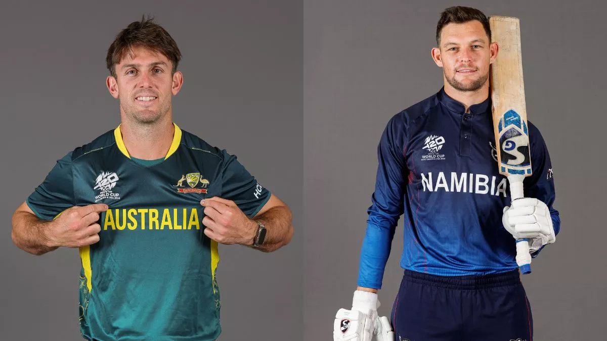AUS Vs NAM Highlights: ऑस्ट्रेलिया ने जीत की हैट्रिक के साथ सुपर-8 में की धांसू एंट्री, नामीबिया को दी करारी शिकस्त